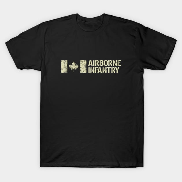 Canadian Airborne Infantry T-Shirt by Jared S Davies